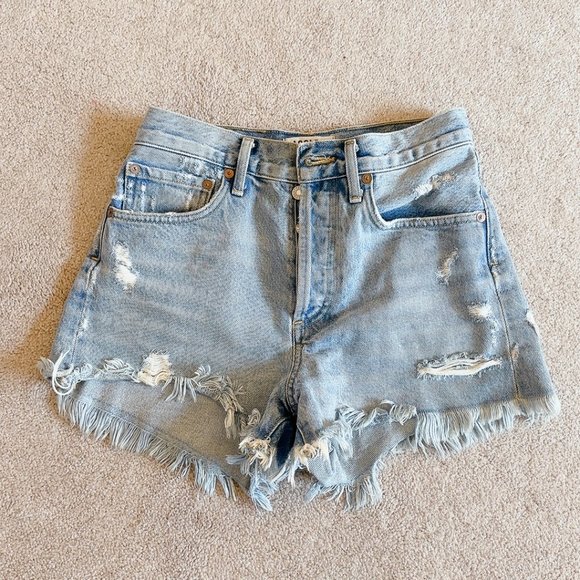 AGOLDE Parker Denim Shorts | Size 24 - Picture 1 of 3